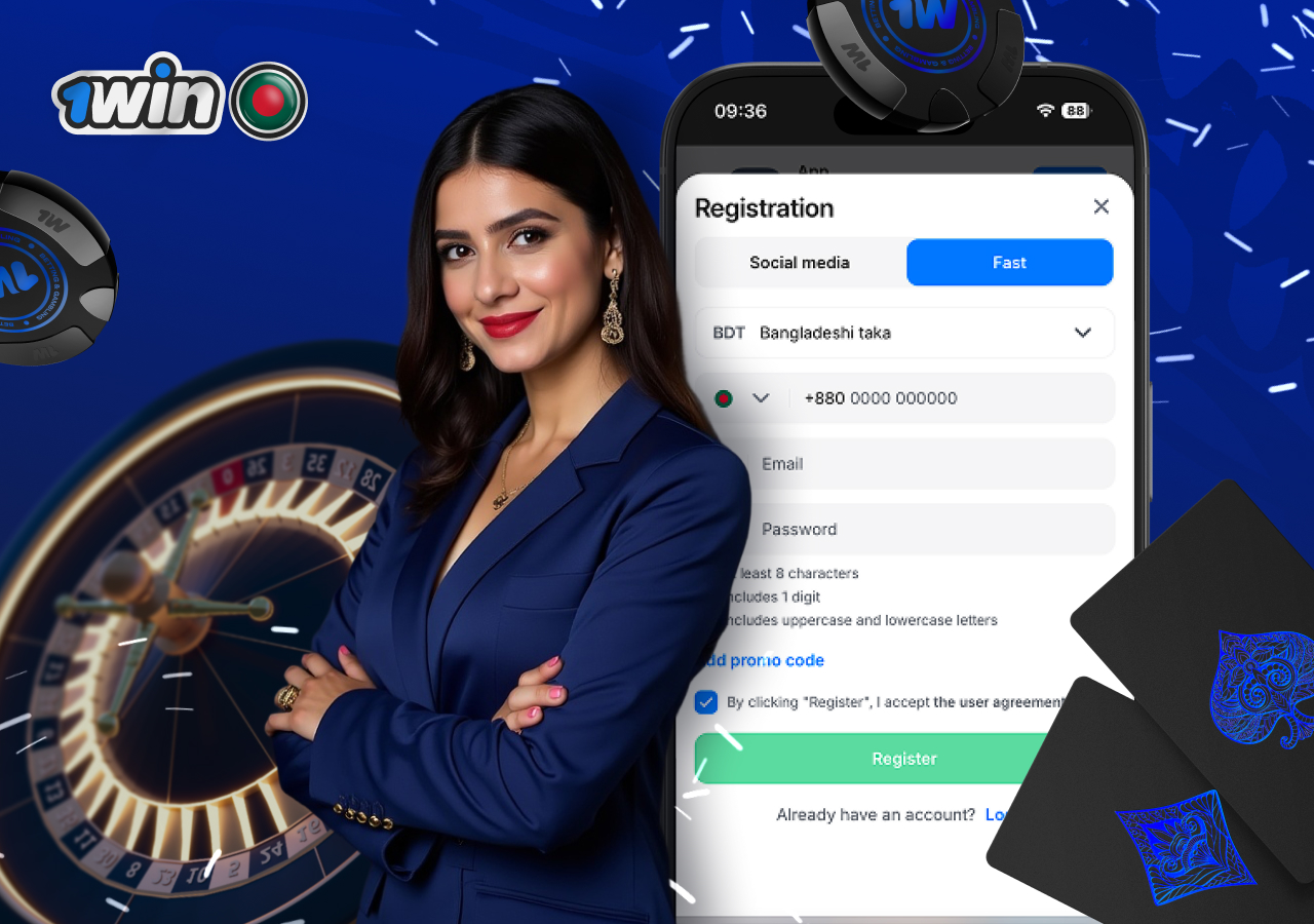 Sign up at 1win BD for casino and sports betting