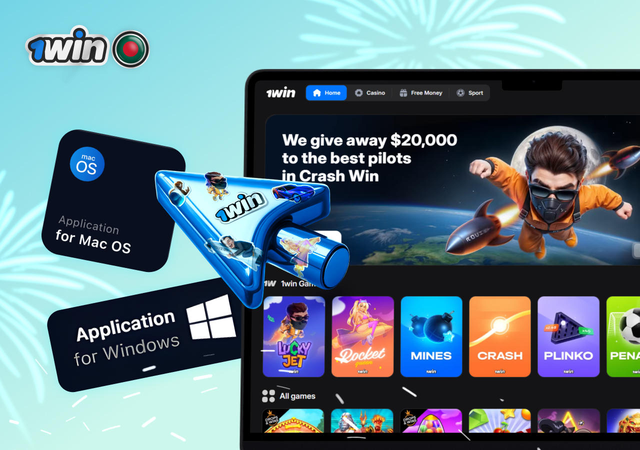 Download 1win BD app for Android and iOS devices