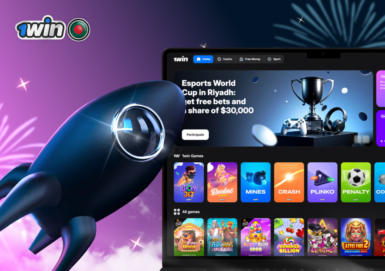 Bet online in Bangladesh with 1win casino and sportsbook